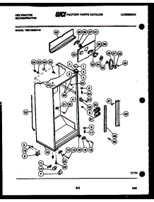 03 - Cabinet Parts parts for Frigidaire Refrigerator TMK160EN1D from AppliancePartsPros.com