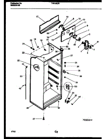 03 - Cabinet Parts parts for Frigidaire Refrigerator THK190JN2W from AppliancePartsPros.com
