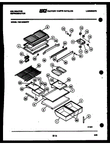 04 - Shelves And Supports parts for Frigidaire Refrigerator TMK180EN2T from AppliancePartsPros.com