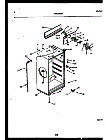 03 - Cabinet Parts parts for Frigidaire Refrigerator TPK160HN2T from AppliancePartsPros.com