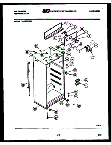 03 - Cabinet Parts parts for Frigidaire Refrigerator TPK160PN2W from AppliancePartsPros.com