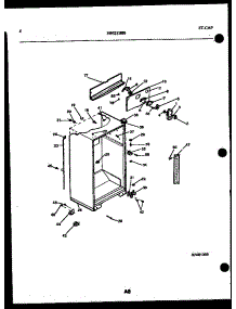 03 - Cabinet Parts parts for Frigidaire Refrigerator TSI210HN0T from AppliancePartsPros.com