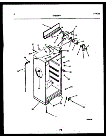 03 - Cabinet Parts parts for Frigidaire Refrigerator TPK160PN3T from AppliancePartsPros.com