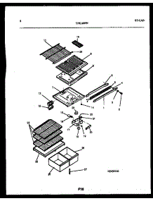05 - Shelves And Supports parts for Frigidaire Refrigerator TPK160PN3T from AppliancePartsPros.com