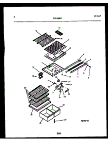 05 - Shelves And Supports parts for Frigidaire Refrigerator TPK180PN3T from AppliancePartsPros.com