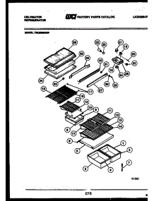 04 - Shelves And Supports parts for Frigidaire Refrigerator TSI206EN2F from AppliancePartsPros.com