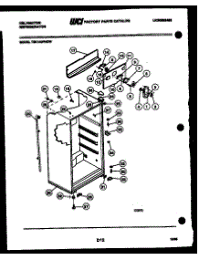 03 - Cabinet Parts parts for Frigidaire Refrigerator TSK145PN0D from AppliancePartsPros.com
