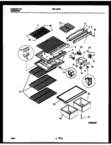 05 - Shelves And Supports parts for Frigidaire Refrigerator TSK150HN3D from AppliancePartsPros.com