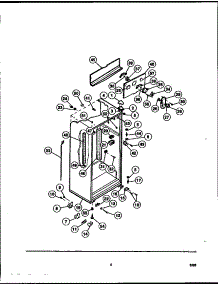 03 - Cabinet Parts parts for Frigidaire Refrigerator TSK206EN1W from AppliancePartsPros.com
