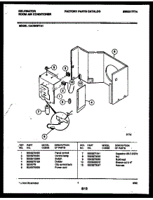 03 - Electrical Parts parts for Frigidaire Air Conditioner KAC063P7A1 from AppliancePartsPros.com