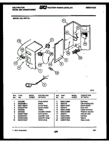 03 - Electric Parts parts for Frigidaire Air Conditioner KAL104P1A1 from AppliancePartsPros.com