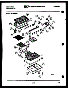 04 - Shelves And Supports parts for Frigidaire Refrigerator TSK160EN3T from AppliancePartsPros.com