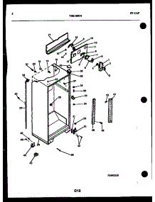 03 - Cabinet Parts parts for Frigidaire Refrigerator TSK180EN4D from AppliancePartsPros.com