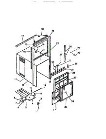 02 - Cabinet, Front, Wrapper parts for Frigidaire Air Conditioner MH108A1UA from AppliancePartsPros.com
