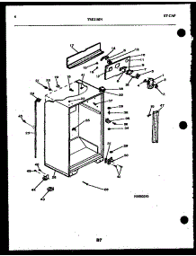 03 - Cabinet Parts parts for Frigidaire Refrigerator TSK210JN0W from AppliancePartsPros.com