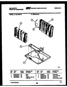 05 - Unit Parts parts for Frigidaire Air Conditioner KAL124P1A1 from AppliancePartsPros.com