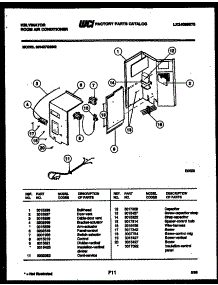 03 - Electrical Parts parts for Frigidaire Air Conditioner MH427G2SG from AppliancePartsPros.com