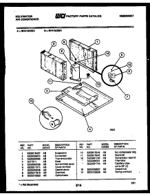 05 - Unit Parts parts for Frigidaire Air Conditioner MH418J2SA from AppliancePartsPros.com
