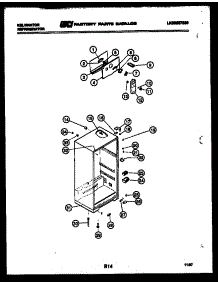 03 - Cabinet Parts parts for Frigidaire Refrigerator TSX120EN0D from AppliancePartsPros.com