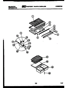 04 - Racks And Trays parts for Frigidaire Refrigerator TSX120EN0D from AppliancePartsPros.com