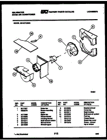 04 - Air Handling Parts parts for Frigidaire Air Conditioner MH427G2SG from AppliancePartsPros.com