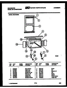 06 - Cabinet And Installation Parts parts for Frigidaire Air Conditioner MH427G2SG from AppliancePartsPros.com