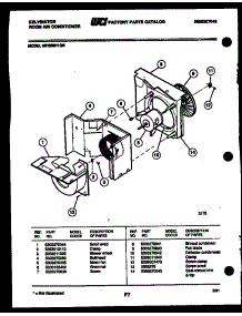 03 - Air Handling Parts parts for Frigidaire Air Conditioner MH208H1QB from AppliancePartsPros.com