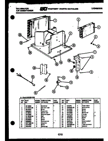 03 - Unit Parts parts for Frigidaire Air Conditioner SH205C1QB from AppliancePartsPros.com