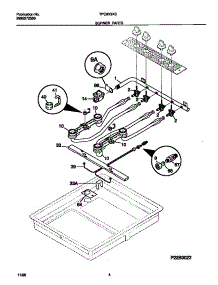 03 - Burner Parts parts for Frigidaire Cooktop TPC8X3XCW1 from AppliancePartsPros.com