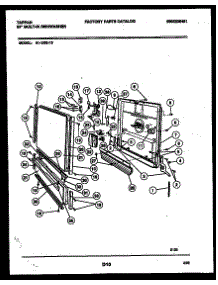 04 - Door Parts parts for Frigidaire Dishwasher 61-1093-10-00 from AppliancePartsPros.com