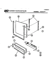 03 - Door parts for Frigidaire Dishwasher 61-1147-00-10 from AppliancePartsPros.com