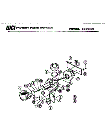 08 - Main Motor Assembly parts for Frigidaire Dishwasher 61-1137-10-00 from AppliancePartsPros.com