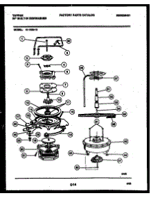 06 - Motor Pump Parts parts for Frigidaire Dishwasher 61-1093-10-00 from AppliancePartsPros.com