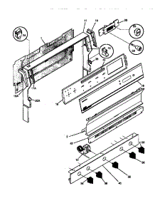 02 - Backguard parts for Frigidaire Range 30-2232-00-04 from AppliancePartsPros.com