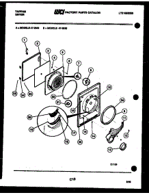 03 - Door Parts parts for Frigidaire Dryer 47-2828-23-01 from AppliancePartsPros.com