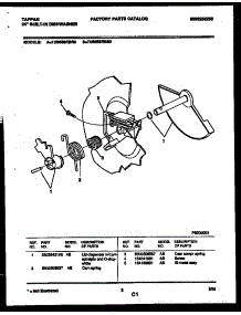 03 - Cam parts for Frigidaire Dishwasher TDB668RBR0 from AppliancePartsPros.com