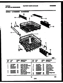 08 - Racks And Trays parts for Frigidaire Dishwasher TDB668RBR0 from AppliancePartsPros.com