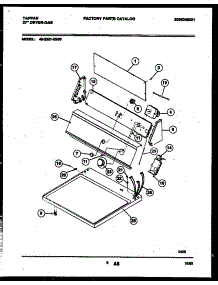 04 - Console And Control Parts parts for Frigidaire Dryer 49-2251-23-03 from AppliancePartsPros.com