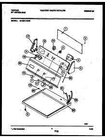 04 - Console And Control Parts parts for Frigidaire Dryer 49-2551-00-03 from AppliancePartsPros.com