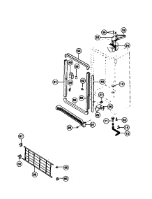 03 - Cabinet parts for Frigidaire Freezer TFU17M6AW3 from AppliancePartsPros.com
