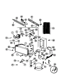 04 - System parts for Frigidaire Freezer TFU20F7BW1 from AppliancePartsPros.com