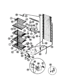 04 - System parts for Frigidaire Freezer TFU21M7AW3 from AppliancePartsPros.com
