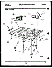 04 - Transformer, Capacitor And Base Pla parts for Frigidaire Microwave 56-2179-10-01 from AppliancePartsPros.com