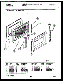 03 - Door Parts parts for Frigidaire Microwave 56-2258-10-15 from AppliancePartsPros.com