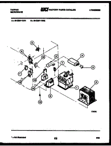 04 - Power Control parts for Frigidaire Microwave 56-2287-10-02 from AppliancePartsPros.com