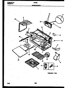 05 - Wrapper And Body Parts parts for Frigidaire Microwave 56-2651-10-04 from AppliancePartsPros.com
