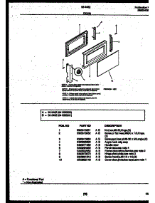 03 - Door Parts parts for Frigidaire Microwave 56-3462-10-03 from AppliancePartsPros.com