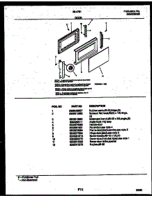 03 - Door Parts parts for Frigidaire Microwave 56-4751-10-04 from AppliancePartsPros.com