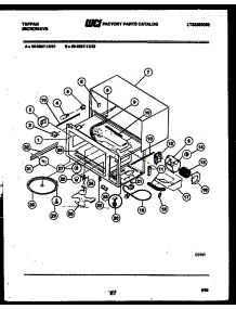 05 - Body Parts parts for Frigidaire Microwave 56-2287-10-01 from AppliancePartsPros.com