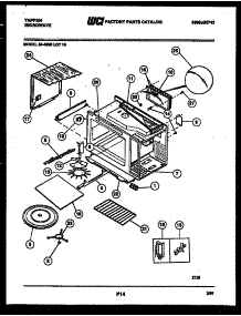 05 - Wrapper And Body Parts parts for Frigidaire Microwave 56-4990-10-15 from AppliancePartsPros.com